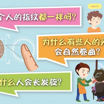 小天星【原来如此】 每个人的指纹都一样吗？ 为什么有些人的头发会自然卷曲？  为什么人会长发旋？