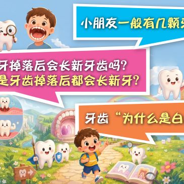 小天星【原来如此】小朋友一般有几颗牙齿？ 乳牙掉落后会长新牙齿吗？是不是牙齿掉落后都会长新牙？牙齿为什么是白色的？