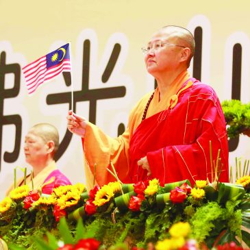 普门【特别报导】供僧法会，展现孝亲爱国护教